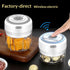 Mini wireless electric garlic press USB rechargeable one-touch chopper