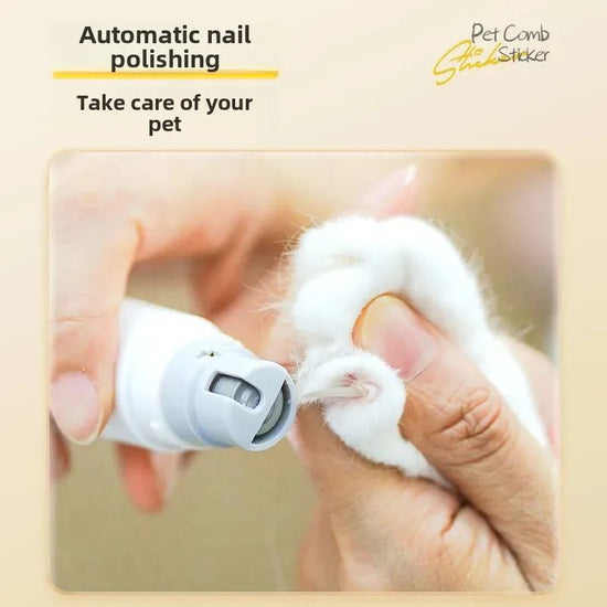 Rechargeable Pet Nail Grinder & Grooming Comb 2-in-1