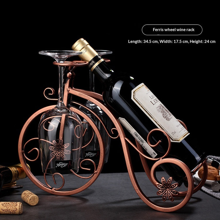 Elegant ferris wheel wine storage rack for home bar and dining room decoration