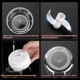 Wireless garlic chopper compact portable modern minimalist design